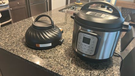 Instant pot pressure cooker and air fryer