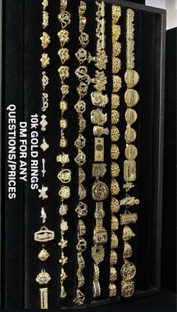 10k gold rings