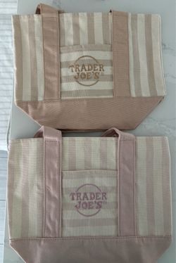 Trader Joe’s Striped Canvas Mini Tote