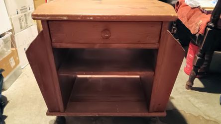 Antique end table