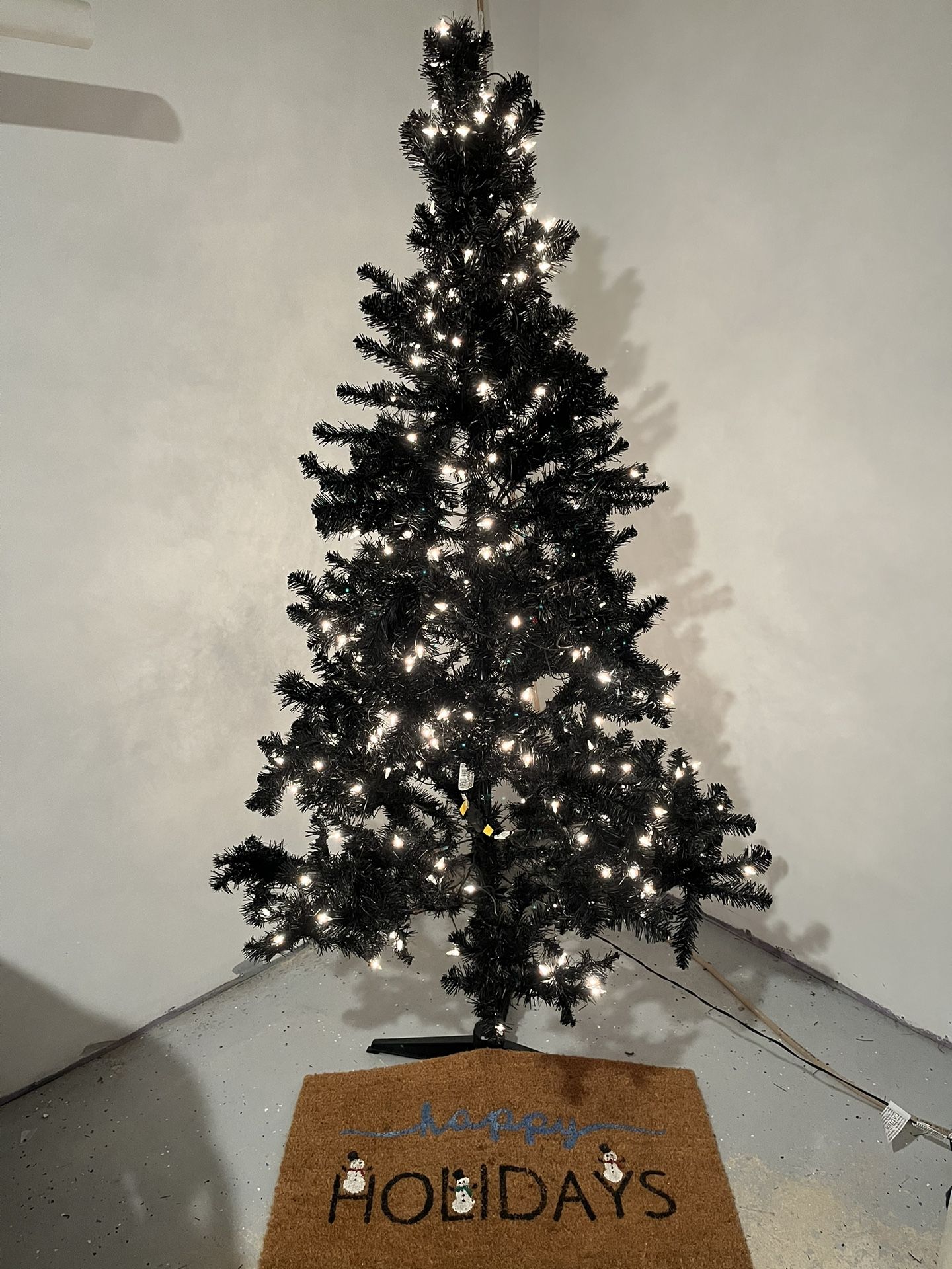 6 Foot Black Christmas Tree