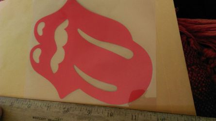 ROLLING STONES TONGUE LOGO sticker