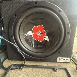 12” Jvc Sub +250watt Alpine Amp 