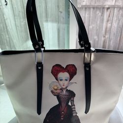 Large Queen Of Hearts Bag/Purse