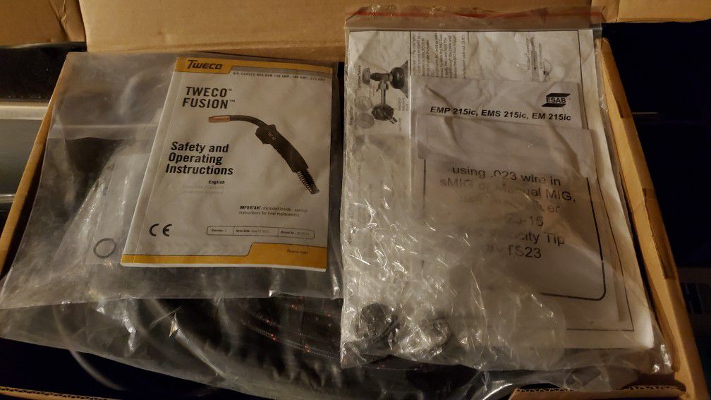 Esab 215ic welder cables