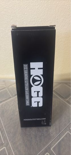 Hogg glitter globe skinny tumbler