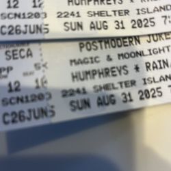 Post modern Jukebox Concert Tickets @ Humphrey’ By The Bay August 31st Reduced to $80 for two tickets