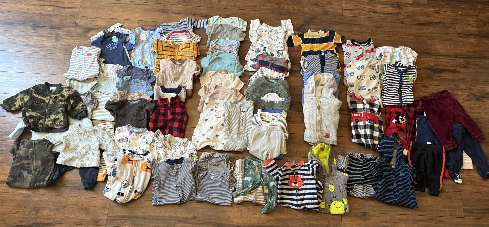 Baby Boy Clothes Lot Of 74 Pieces 0-12months