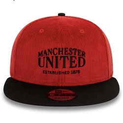 NEW MENS RED BLACK MANCHESTER UNITED SNAPBACK