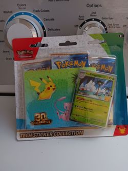 Pokémon 30th Celebration Tech Sticker Collection