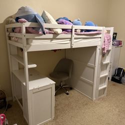 Twin Loft Bed With Desk 