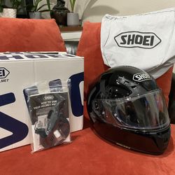 Shoei Safety Helmet, Size L , Black