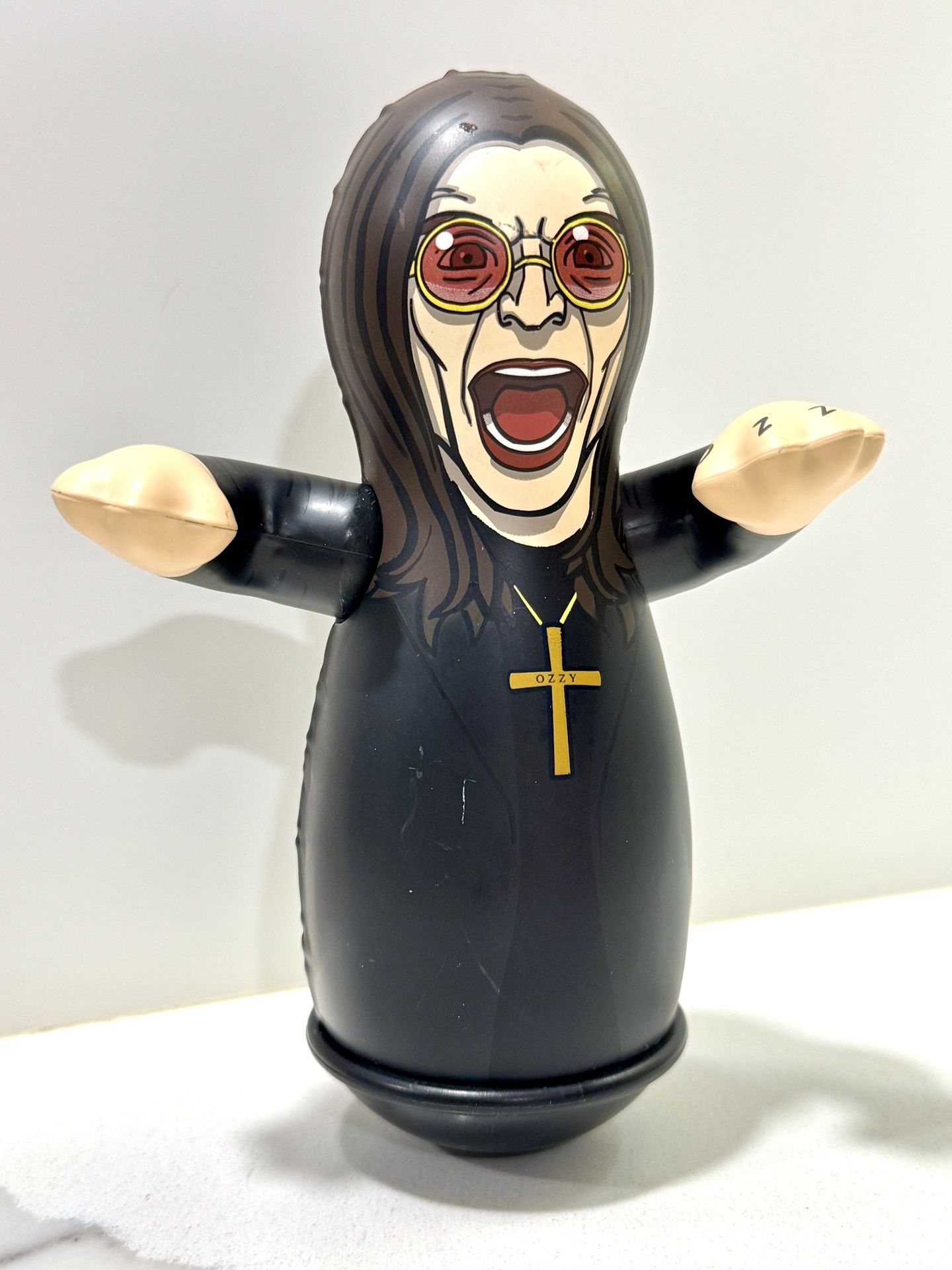 Ozzy Osbourne Inflatable Bop Bag Toy 2021 Jabberwocky Vinyl Figure Weighted Base