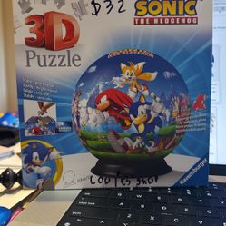 Sonic The Hedgehog 3D Puzzle 