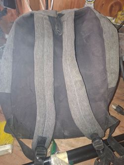 2 backpacks and drain snake