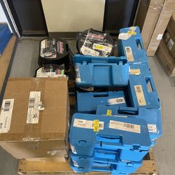 Pallet of tire chains 