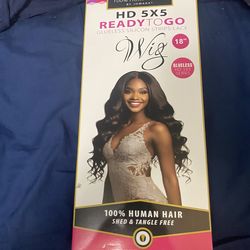 BRIO Lace Human Hair Wig 18”