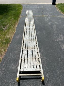 Werner 2120 Taskmaster, 20 foot, Aluminum Scaffold Stage