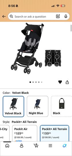 GB Pockit Stroller + Bag