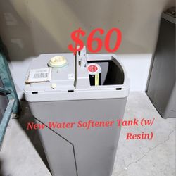 New Water Softener Tank (w/ Resin) 