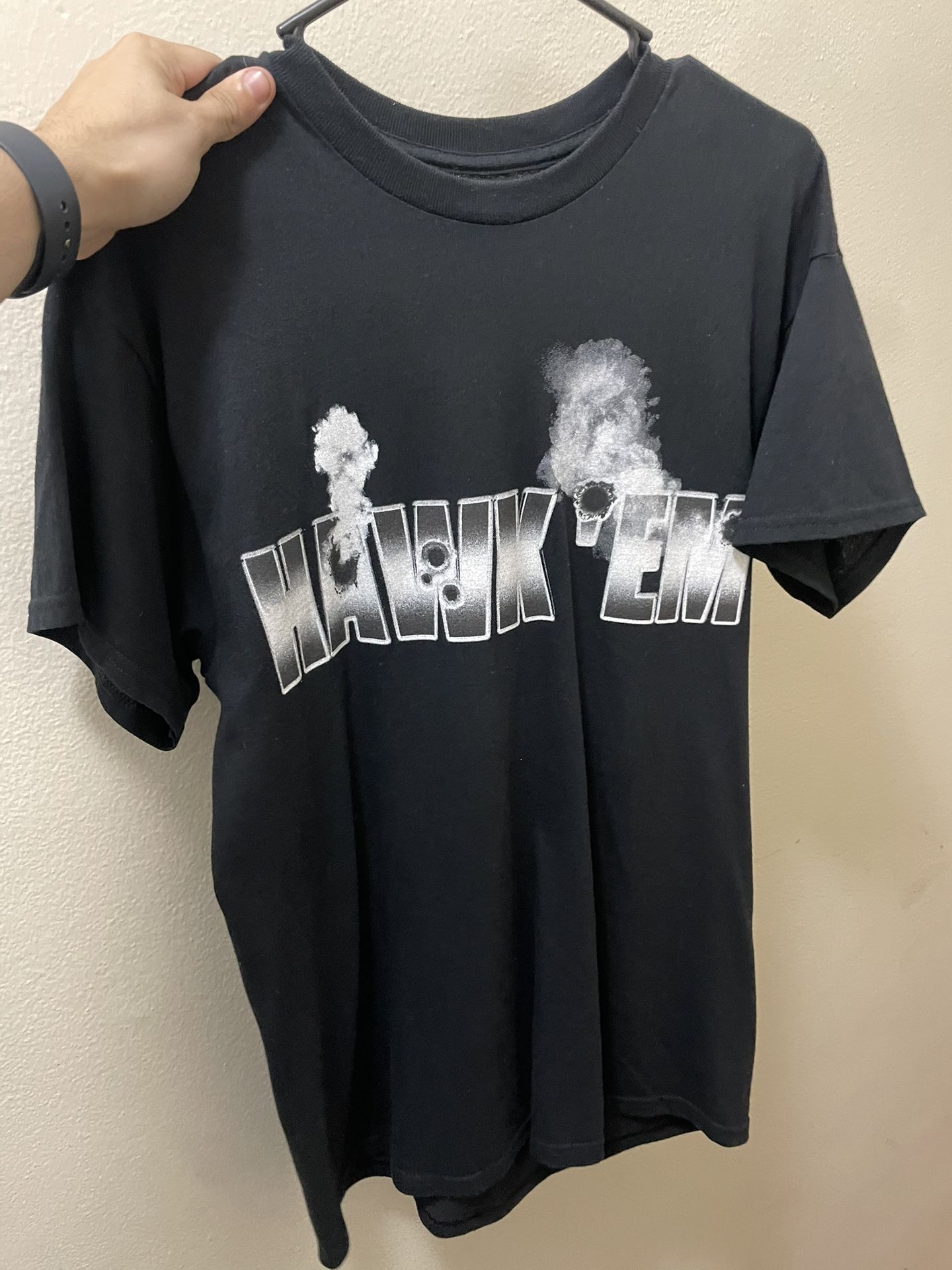 Vlone X Pop Smoke Hawk Em Black Tee - www.rajagirimanappuram.com