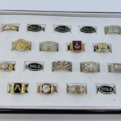 WOMEN’S RINGS REAL GOLD REAL DIAMONDS 