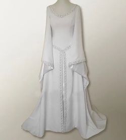 New white dress costume