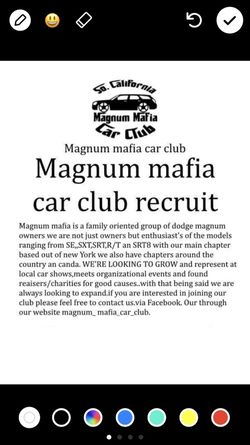 Dodge Magnum Mafia recruiting