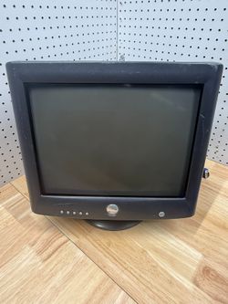 Dell M782 17" CRT Computer Screen for PC & Retro Gaming - VGA - Powers On