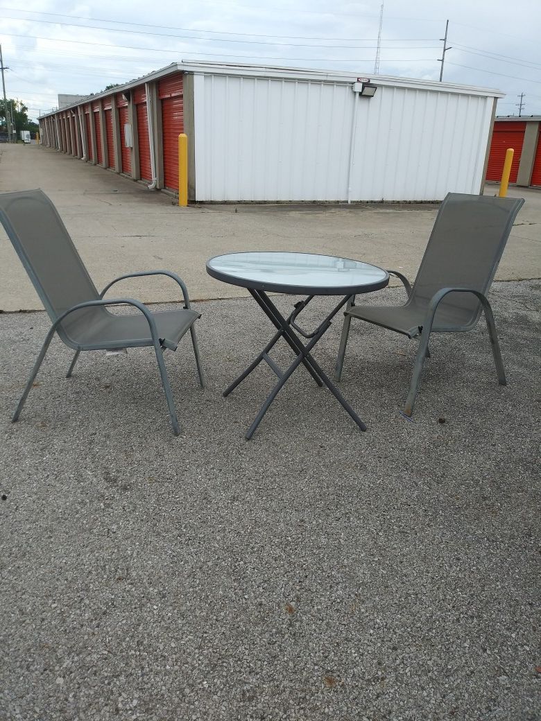 Outdoor Folding Table and Chairs