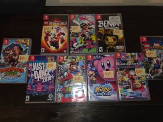 Nintendo switch games $20-$40