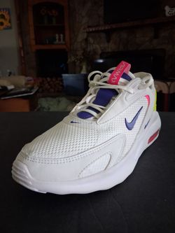 (Size-9.5) Like New, Women's, Nike-(WMNS) Nike Air Max Bolt AMD 'White Indigo Burst Pink Blast'