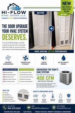 Custom High-Flow HVAC Doors – Improve AC Performance