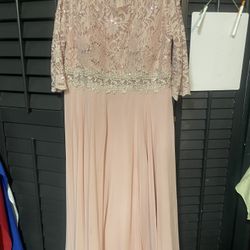Coral Long Dress / Size 12