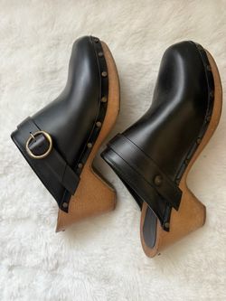 Isabel Marant Titya Clog Heels Size 40