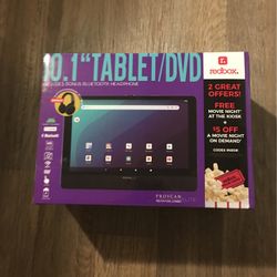 10.1 Inch Android Tablet/DVD Player With Bluetooth Head Phones