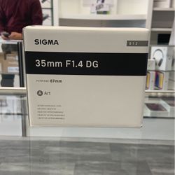 SIGMA 35mm F1.4 For Canon 