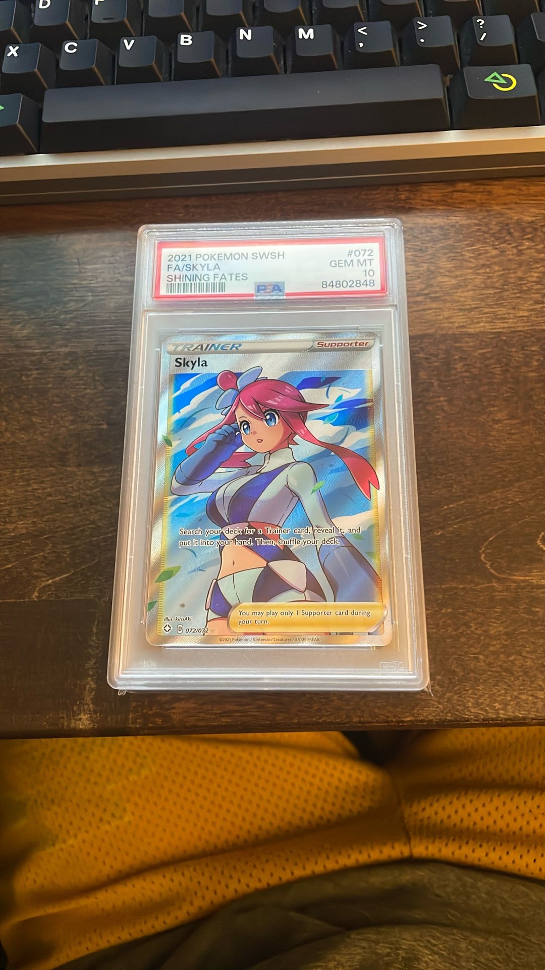 Pokémon Skyla Full Art PSA 10