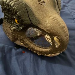 Dinosaur Mask Roars When Mouth Opens