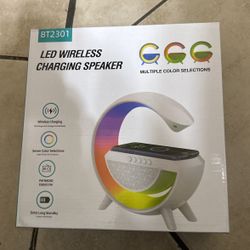 Led Wireless Charging Speaker New