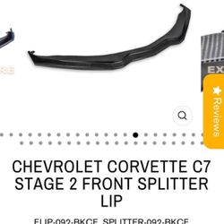 C7 Corvette Front Splitter Carbon Fiber