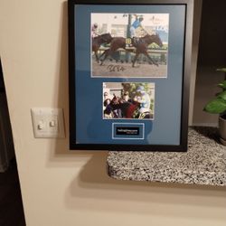   Pictures B Signed By Trainer Kentucky Derby Winner 
