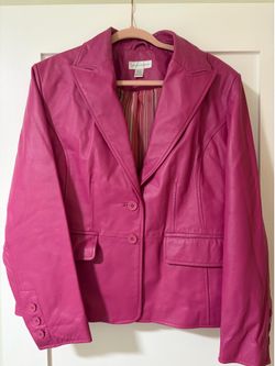 Leather jacket, women’s XL