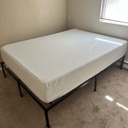 Queen Mattress and Bed Frame
