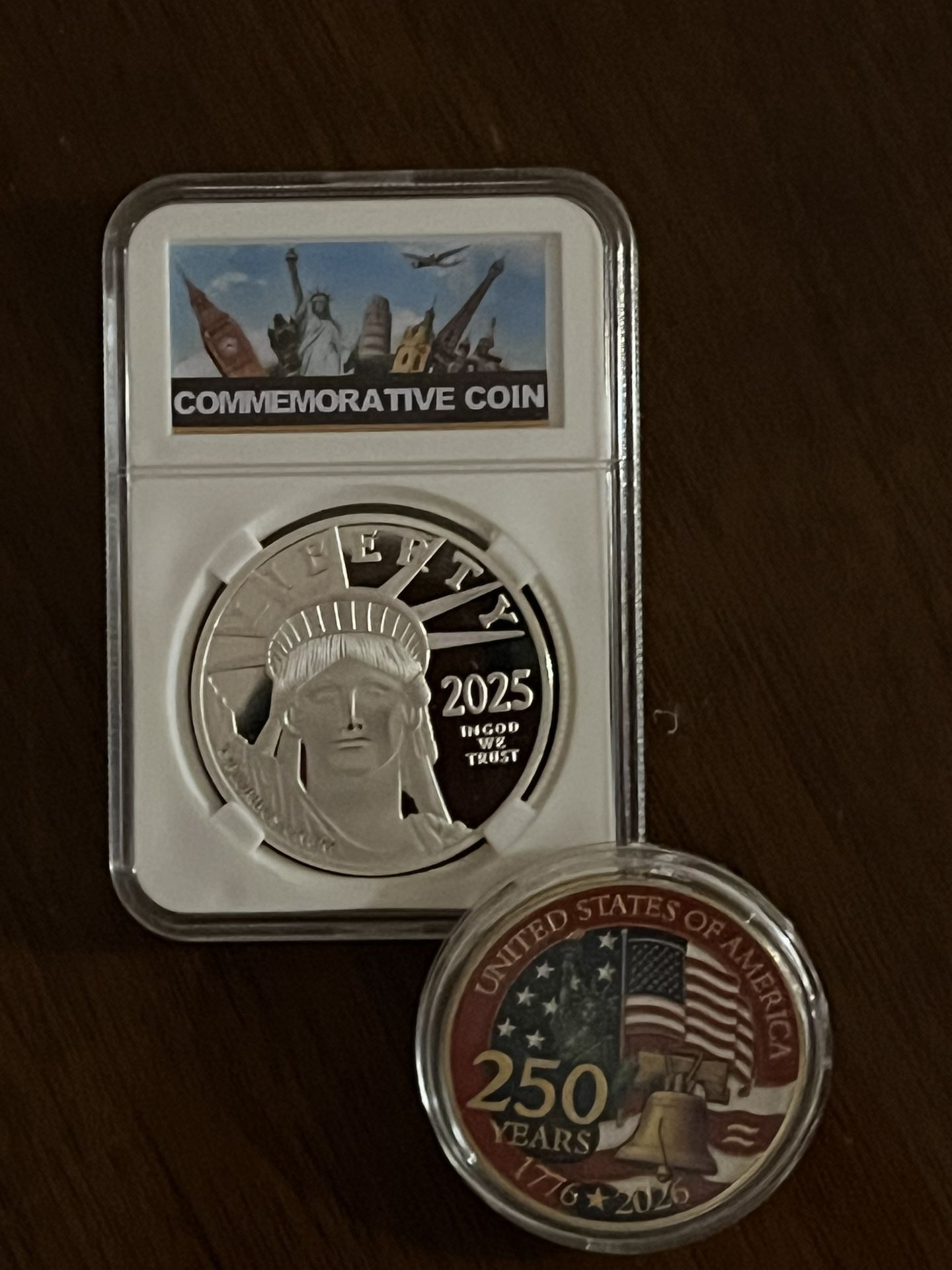 250th Birth Day Of The USA Two Coin Set