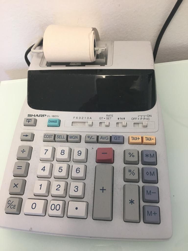 Sharp EL-1801V 12-Digit Desktop Calculator