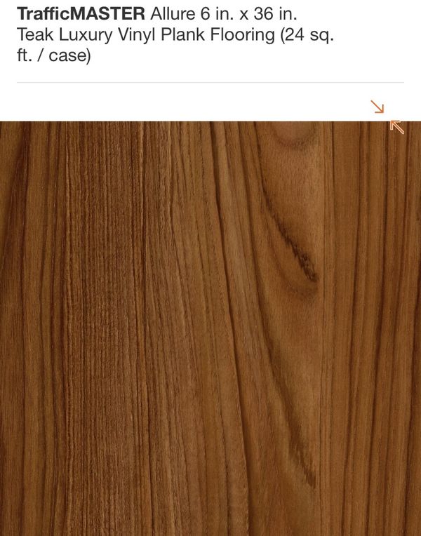 Trafficmaster Allure 6 X36 Teak Luxury Vinyl Plank Flooring For Trafficmaster Allure 6 X36 Teak Luxury Vinyl Plank Flooring
