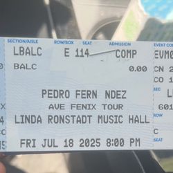 Pedro Fernández Tickets