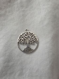 Tree of Life Silver Pendant Charm