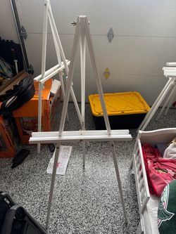 White Hobby Lobby Wedding Easel